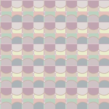 Geometrik şekilli kusursuz desen vektör çizimi