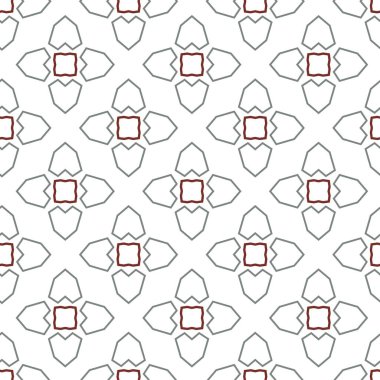 Geometrik şekilli kusursuz desen vektör çizimi