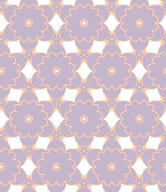 Geometrik şekilli kusursuz desen vektör çizimi