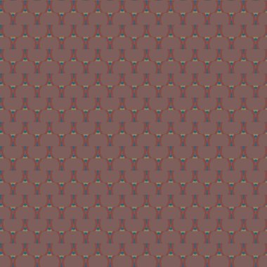 Geometrik şekilli kusursuz desen vektör çizimi