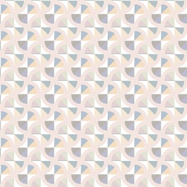 Geometrik şekilli kusursuz desen vektör çizimi