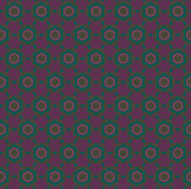 Geometrik şekilli kusursuz desen vektör çizimi