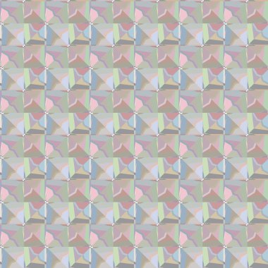 Geometrik şekilli kusursuz desen vektör çizimi