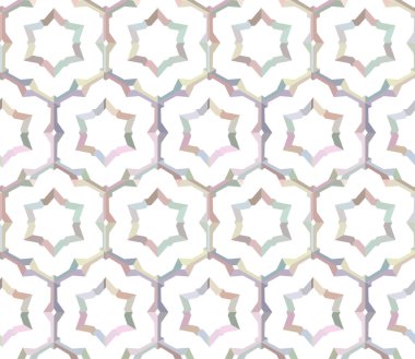 Geometrik şekilli kusursuz desen vektör çizimi