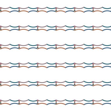 Geometrik şekilli kusursuz desen vektör çizimi