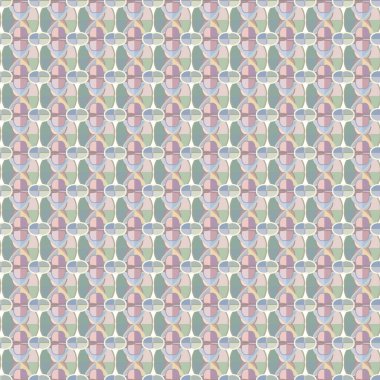 Geometrik şekilli kusursuz desen vektör çizimi