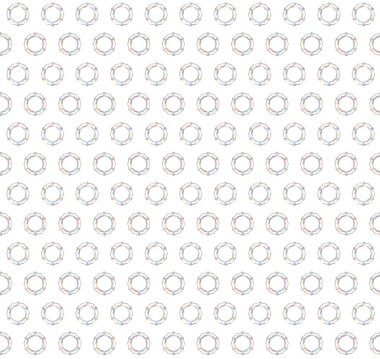 Geometrik şekilli kusursuz desen vektör çizimi