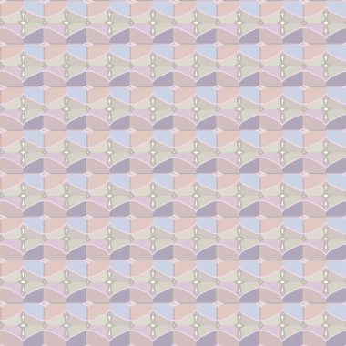 Geometrik şekilli kusursuz desen vektör çizimi