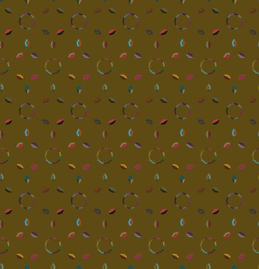 Geometrik şekilli kusursuz desen vektör çizimi