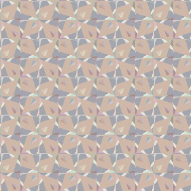 Geometrik şekilli kusursuz desen vektör çizimi