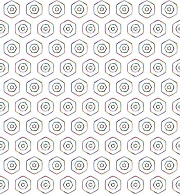 Geometrik şekilli kusursuz desen vektör çizimi