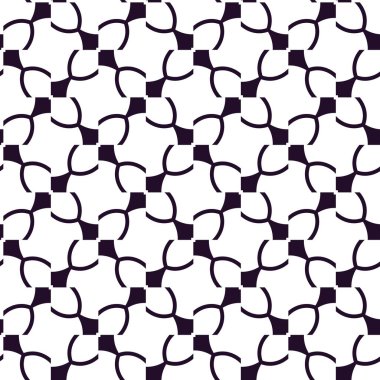 Geometrik şekilli kusursuz desen vektör çizimi