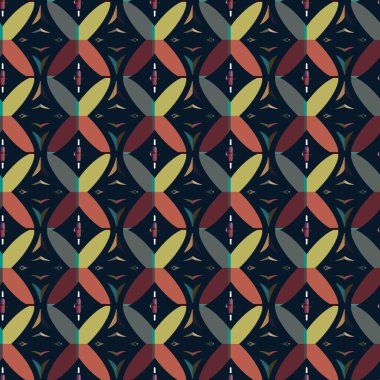 modern geometrik vektör tasarımı, kusursuz desen 