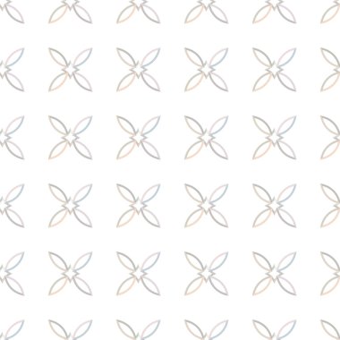 Geometrik şekilli kusursuz desen vektör çizimi