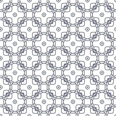 Geometrik şekilli kusursuz desen vektör çizimi