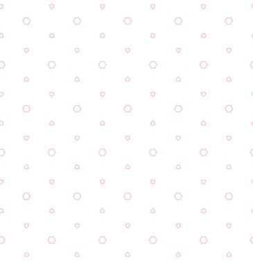 Geometrik şekilli kusursuz desen vektör çizimi