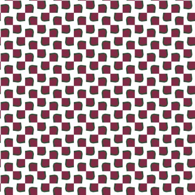 Geometrik şekilli kusursuz desen vektör çizimi