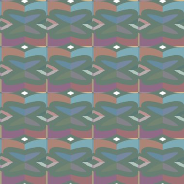 Geometrik şekilli kusursuz desen vektör çizimi