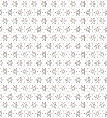 Geometrik şekilli kusursuz desen vektör çizimi