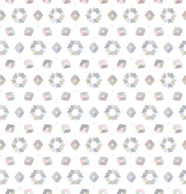 Geometrik şekilli kusursuz desen vektör çizimi