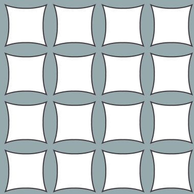 Geometrik şekilli kusursuz desen vektör çizimi