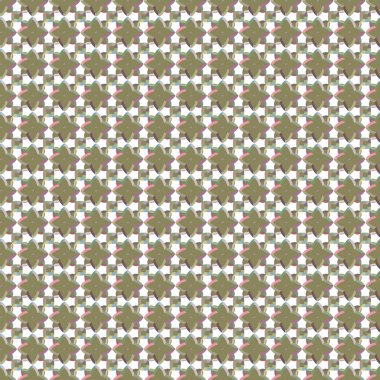 Geometrik şekilli kusursuz desen vektör çizimi