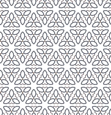 Geometrik şekilli kusursuz desen vektör çizimi