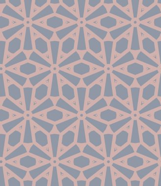 Geometrik şekilli kusursuz desen vektör çizimi