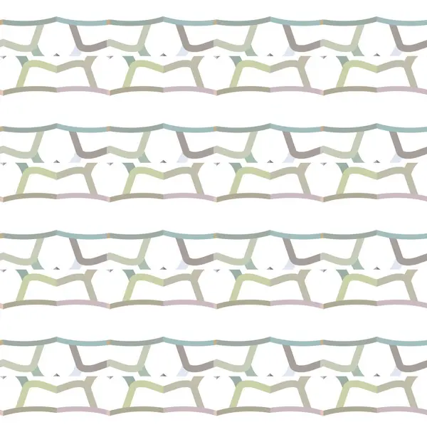 Padrão Sem Costura Com Formas Geométricas Ilustração Vetorial —  Vetores de Stock