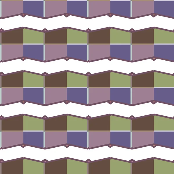 Modello Senza Soluzione Continuità Con Forme Geometriche Illustrazione Vettoriale — Vettoriale Stock