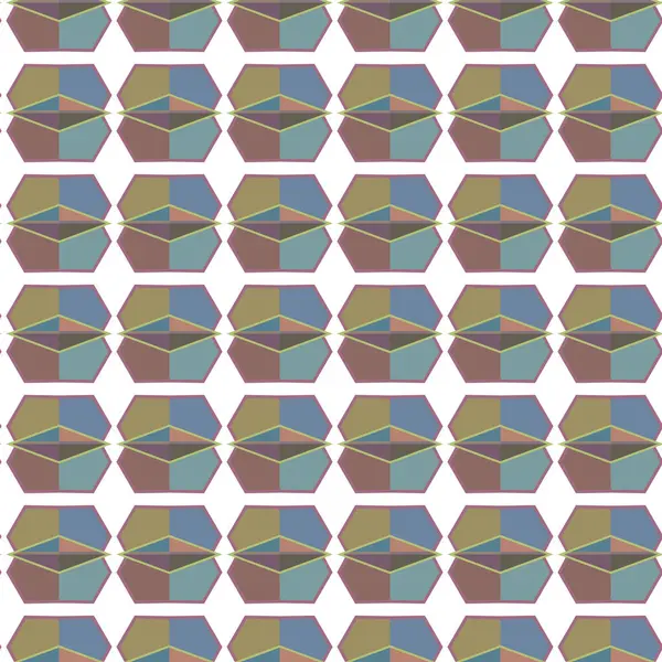 現代の幾何学的ベクトルデザインシームレスなパターン — ストックベクタ
