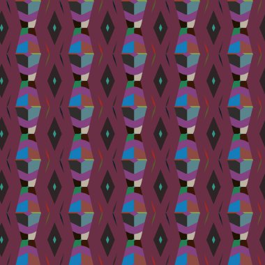 modern geometrik vektör tasarımı, kusursuz desen 