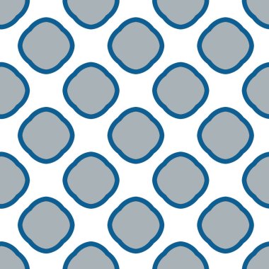 Geometrik şekilli kusursuz desen vektör çizimi