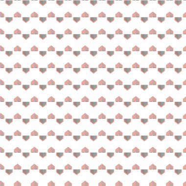 Geometrik şekilli kusursuz desen vektör çizimi