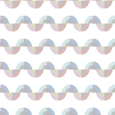 Geometrik şekilli kusursuz desen vektör çizimi