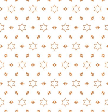 Geometrik şekilli kusursuz desen vektör çizimi
