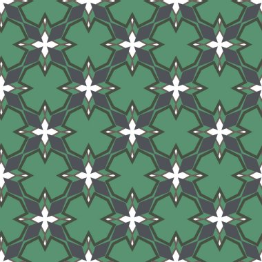 Geometrik şekilli kusursuz desen vektör çizimi