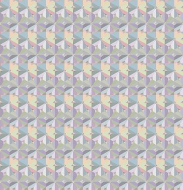 Geometrik şekilli kusursuz desen vektör çizimi
