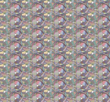 Geometrik şekilli kusursuz desen vektör çizimi