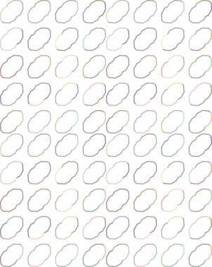 Geometrik şekilli kusursuz desen vektör çizimi