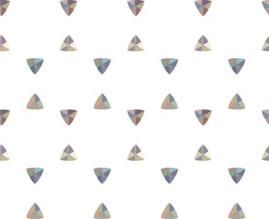 Geometrik şekilli kusursuz desen vektör çizimi