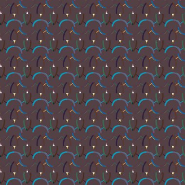 Geometrik şekilli kusursuz desen vektör çizimi