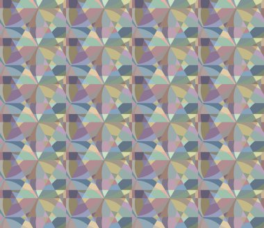 Geometrik şekilli kusursuz desen vektör çizimi