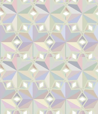 Geometrik şekilli kusursuz desen vektör çizimi
