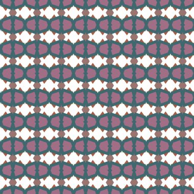 Geometrik şekilli kusursuz desen vektör çizimi