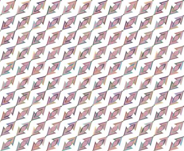 Geometrik şekilli kusursuz desen vektör çizimi