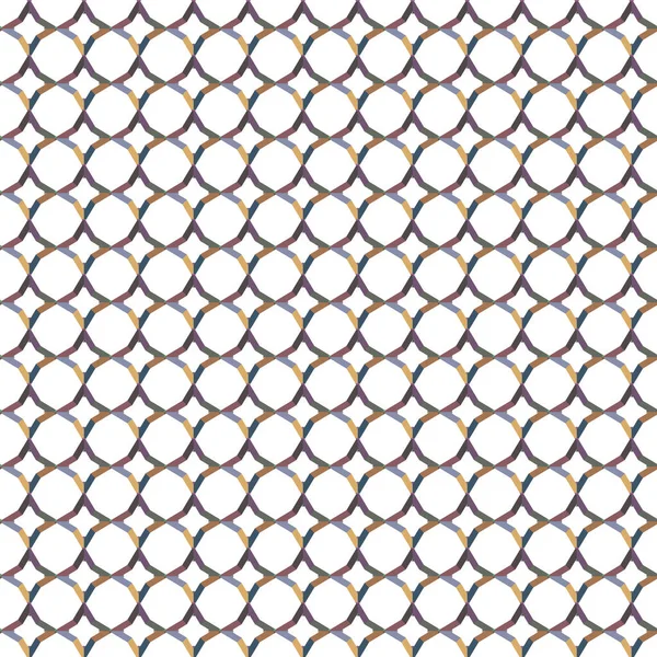 Modello Senza Soluzione Continuità Con Forme Geometriche Illustrazione Vettoriale — Vettoriale Stock