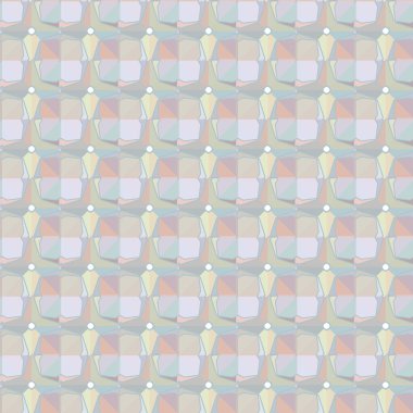 Geometrik şekilli kusursuz desen vektör çizimi