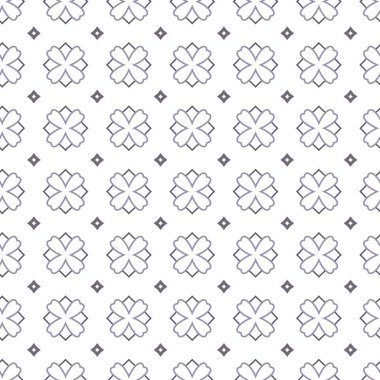 Geometrik şekilli kusursuz desen vektör çizimi