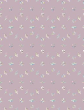 Geometrik şekilli kusursuz desen vektör çizimi